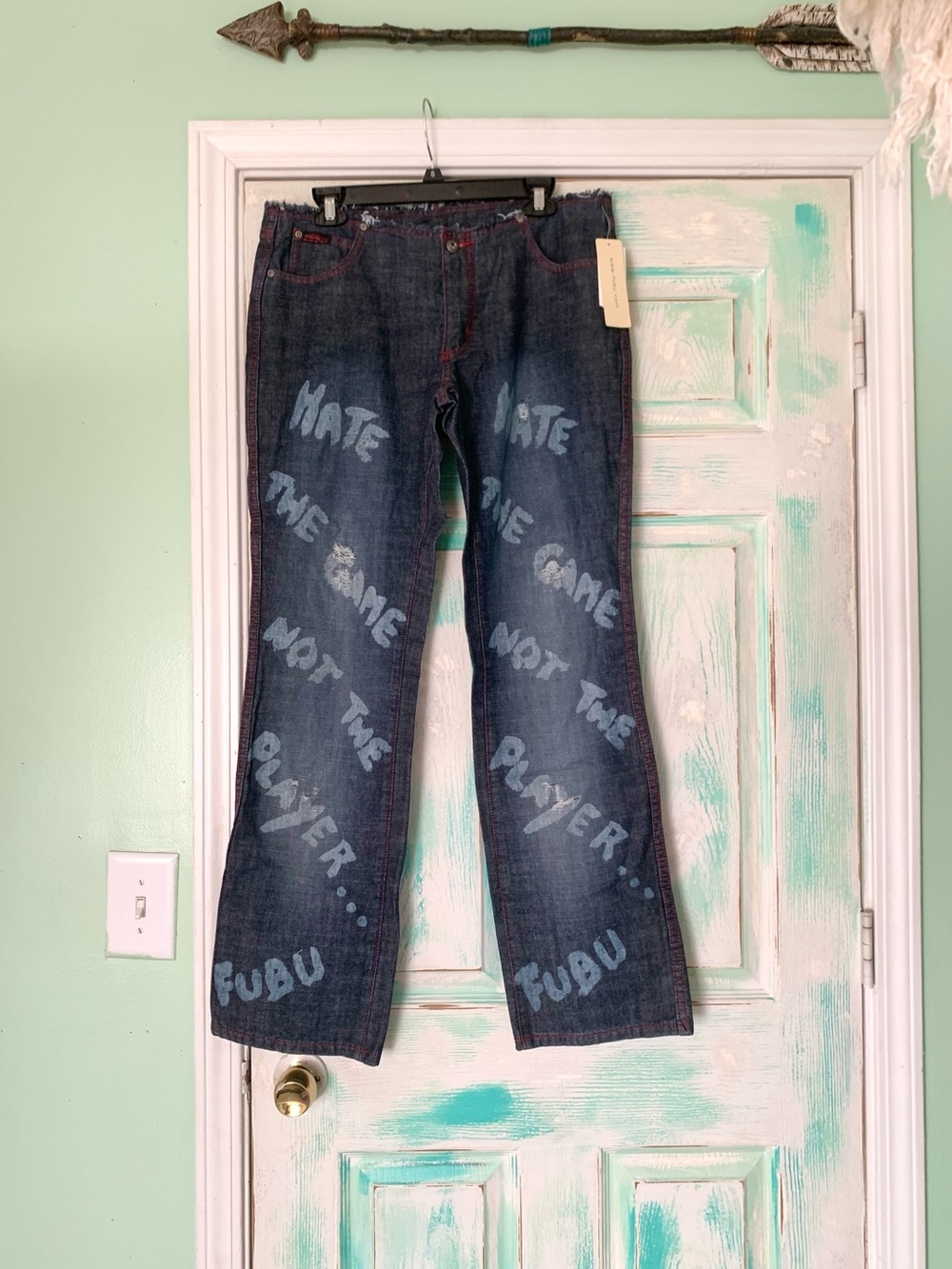 NWT Vintage 1990’s FUBU “Don’t Hate The Player” Denim Jeans